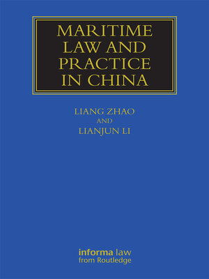 cover image of Maritime Law and Practice in China